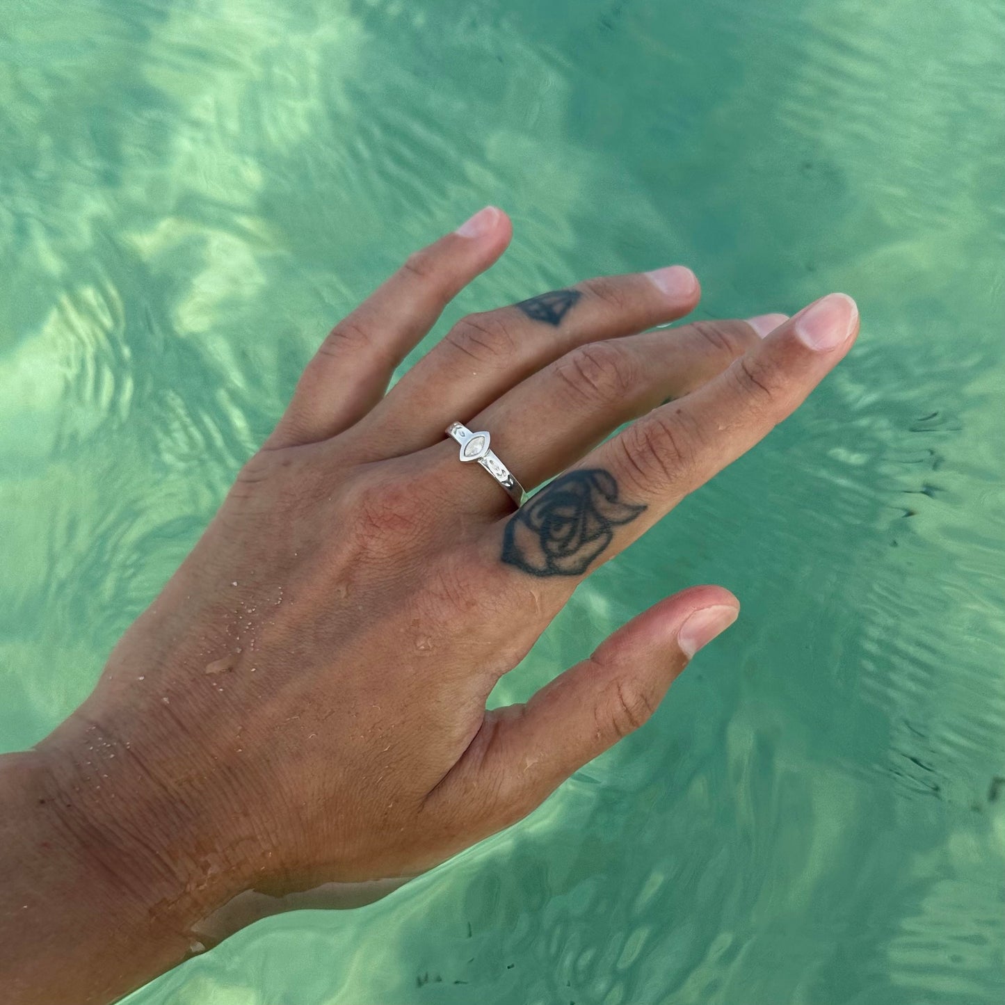 Silver Clay Ring