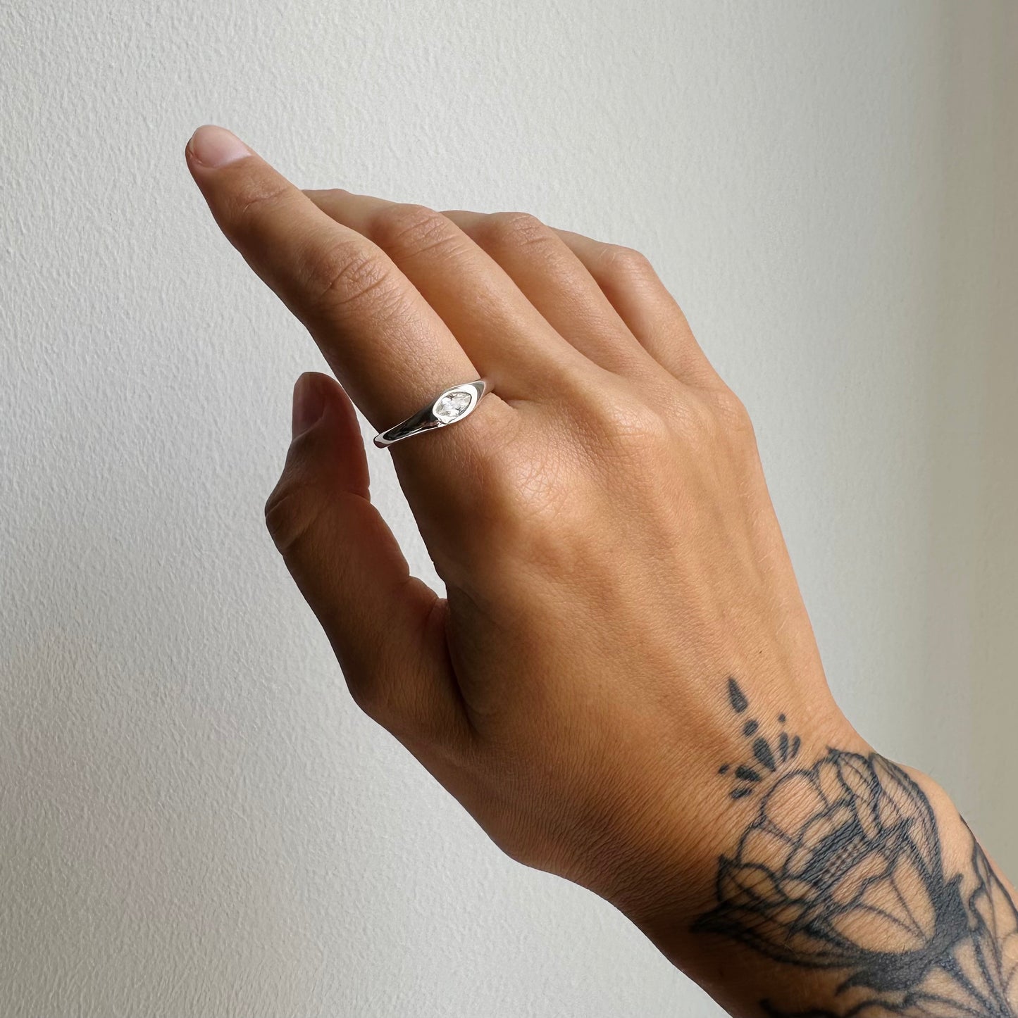 Silver Clay Ring