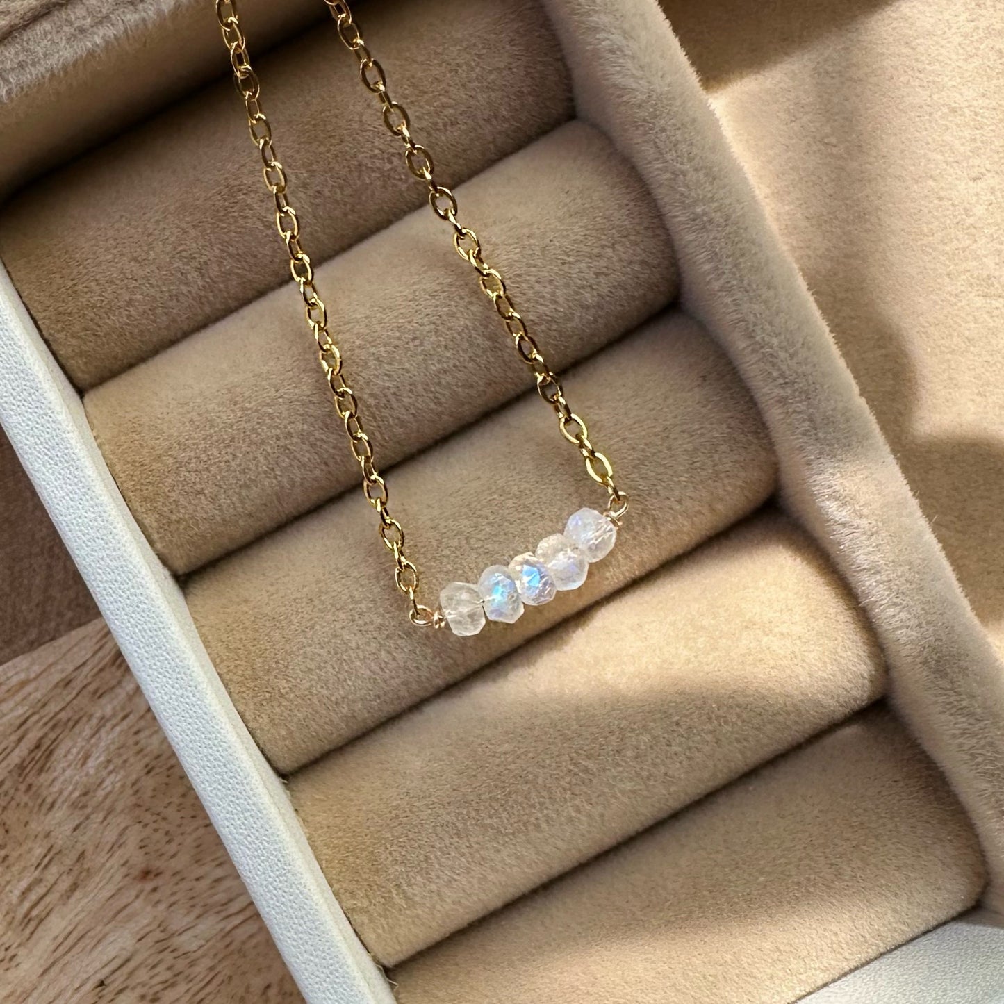 Rainbow Moonstone CHOKER