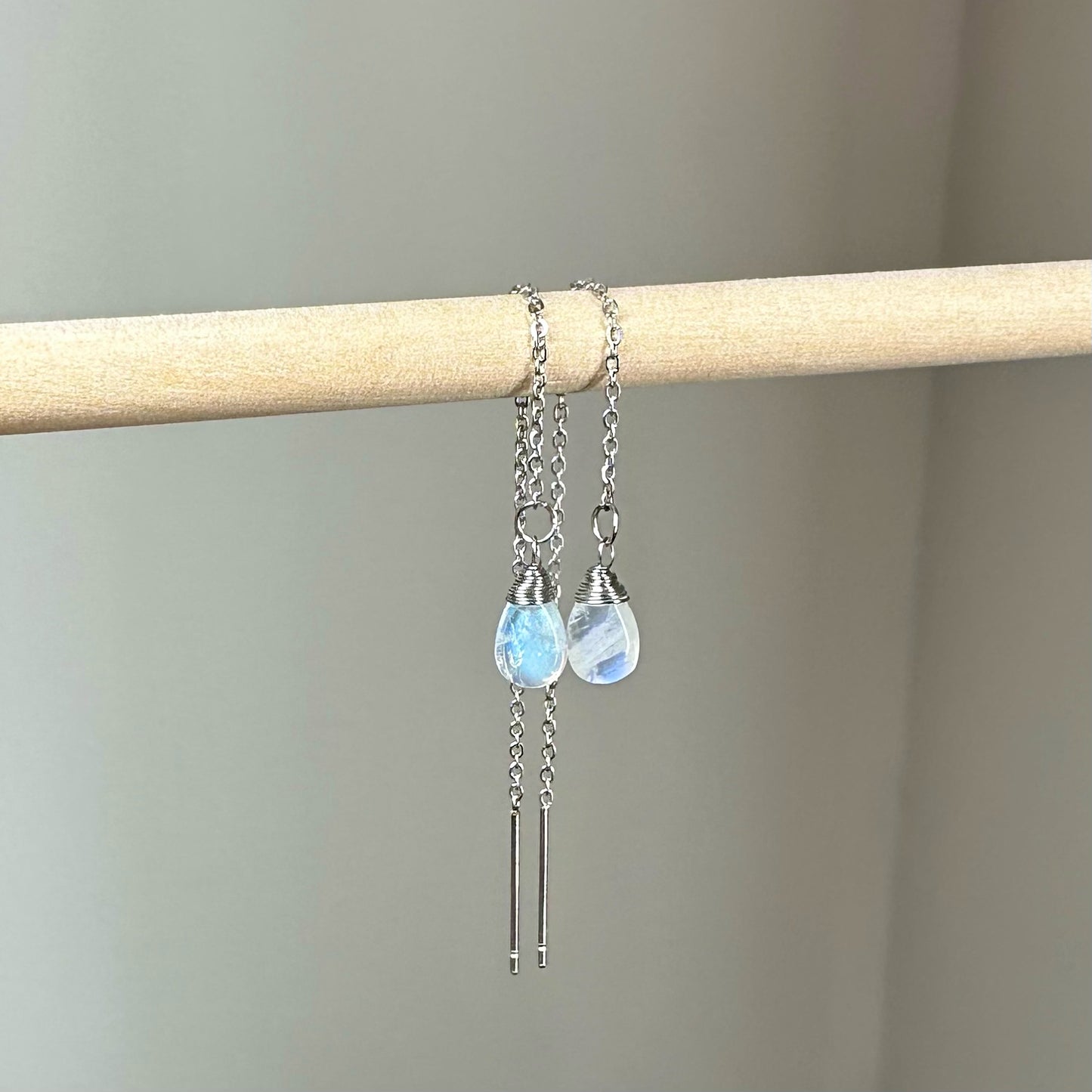 Rainbow Moonstone EARRINGS