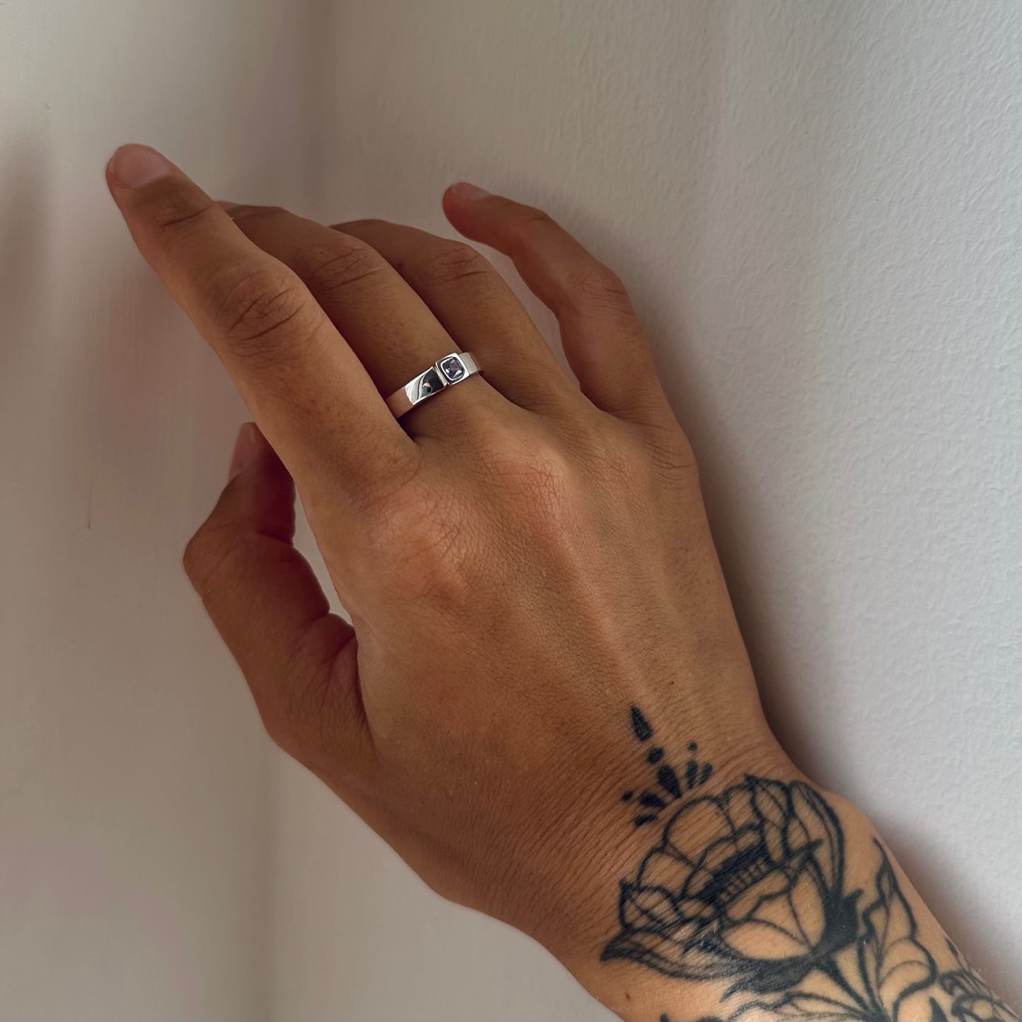 Silver Clay Ring