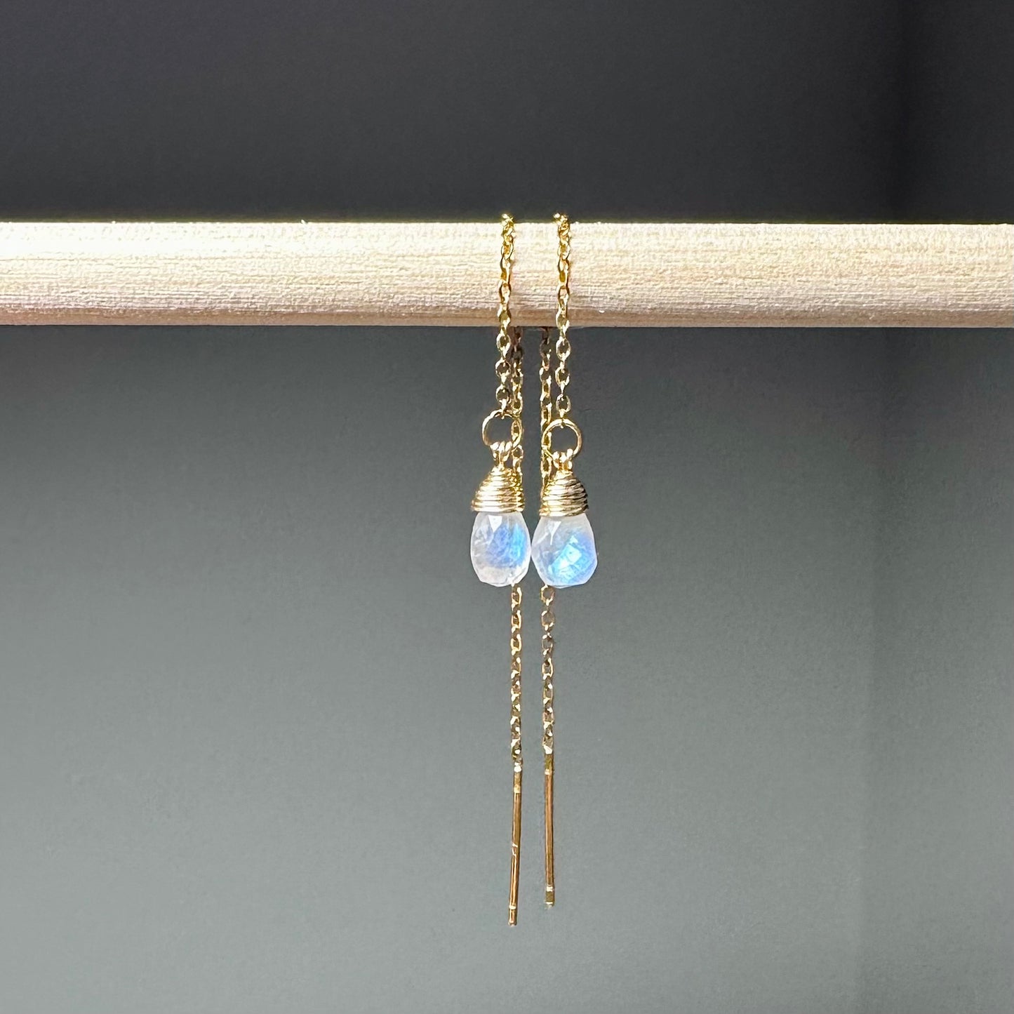 Rainbow Moonstone EARRINGS