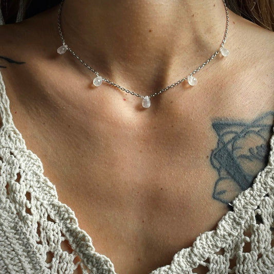 Rainbow Moonstone CHOKER