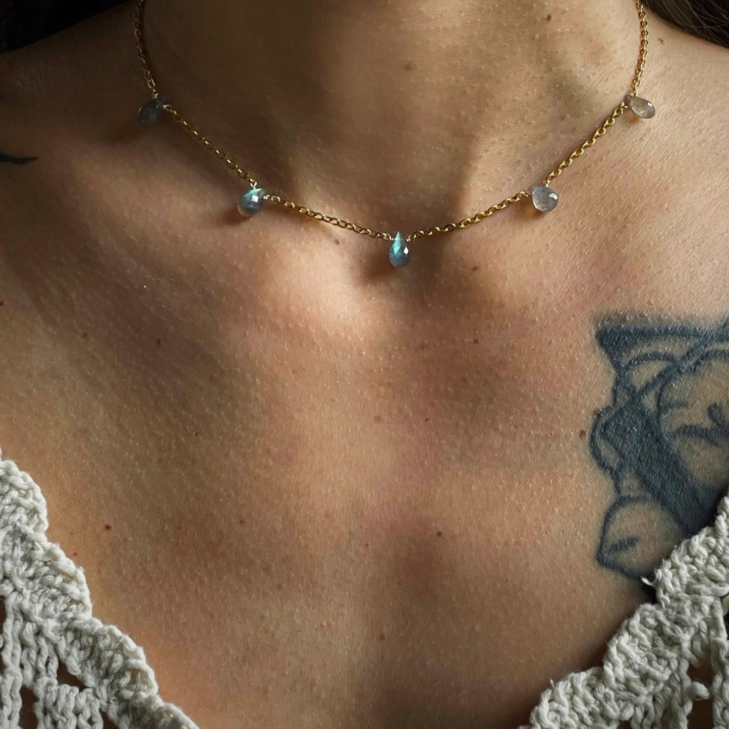 Labradorite CHOKER