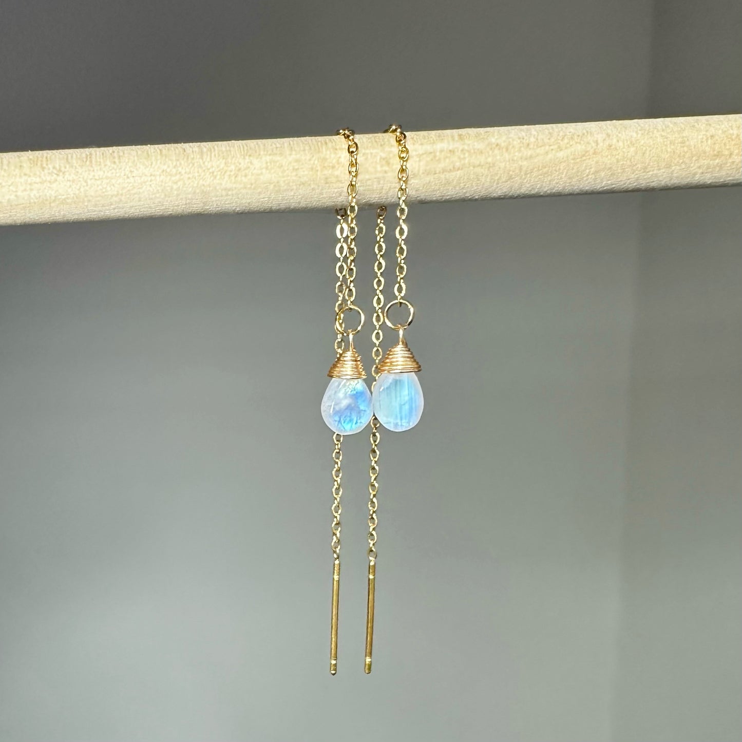 Rainbow Moonstone EARRINGS