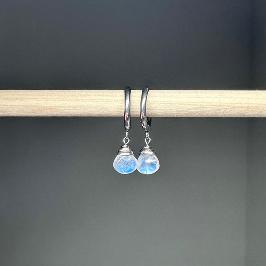 Rainbow Moonstone EARRINGS