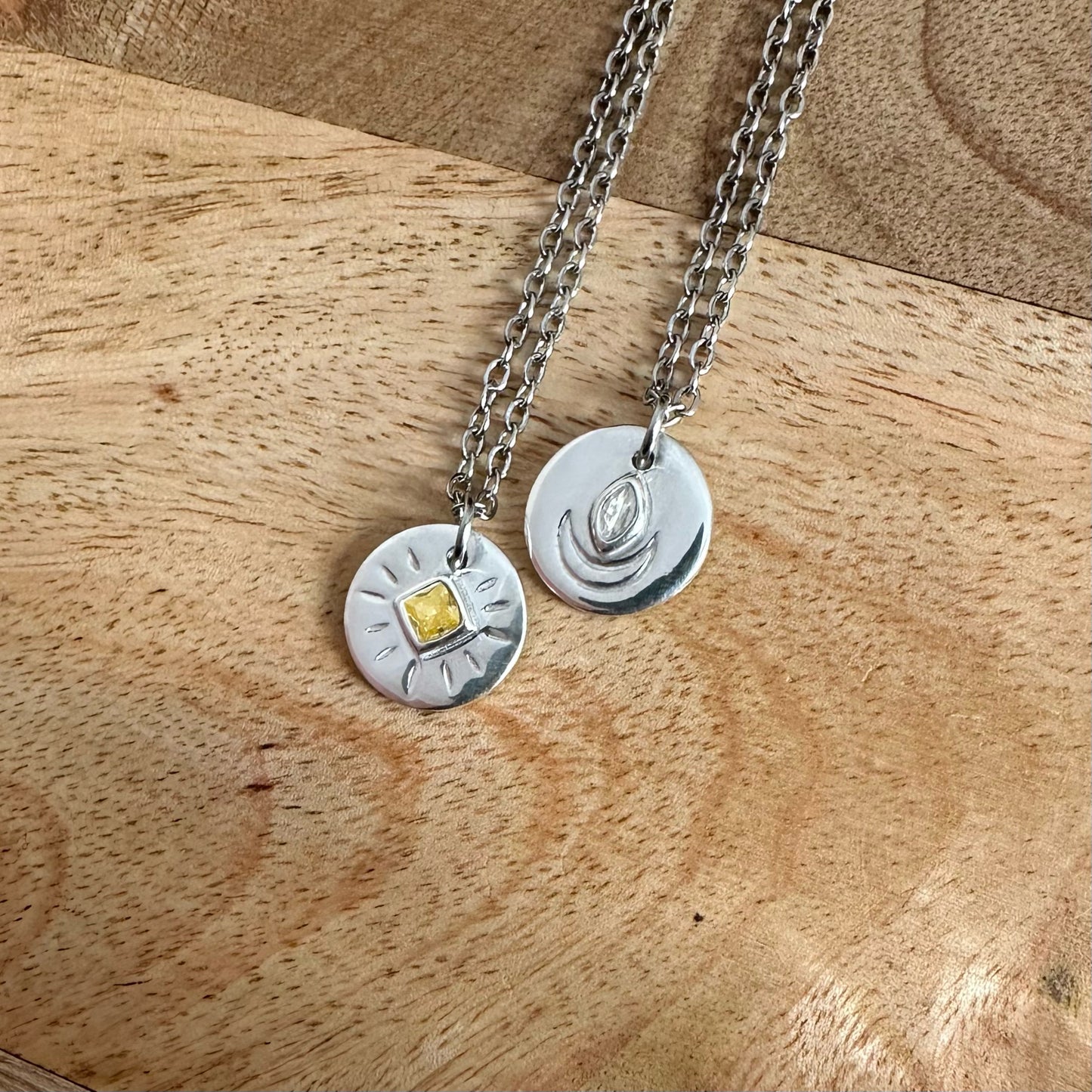 Sun and moon NECKLACES