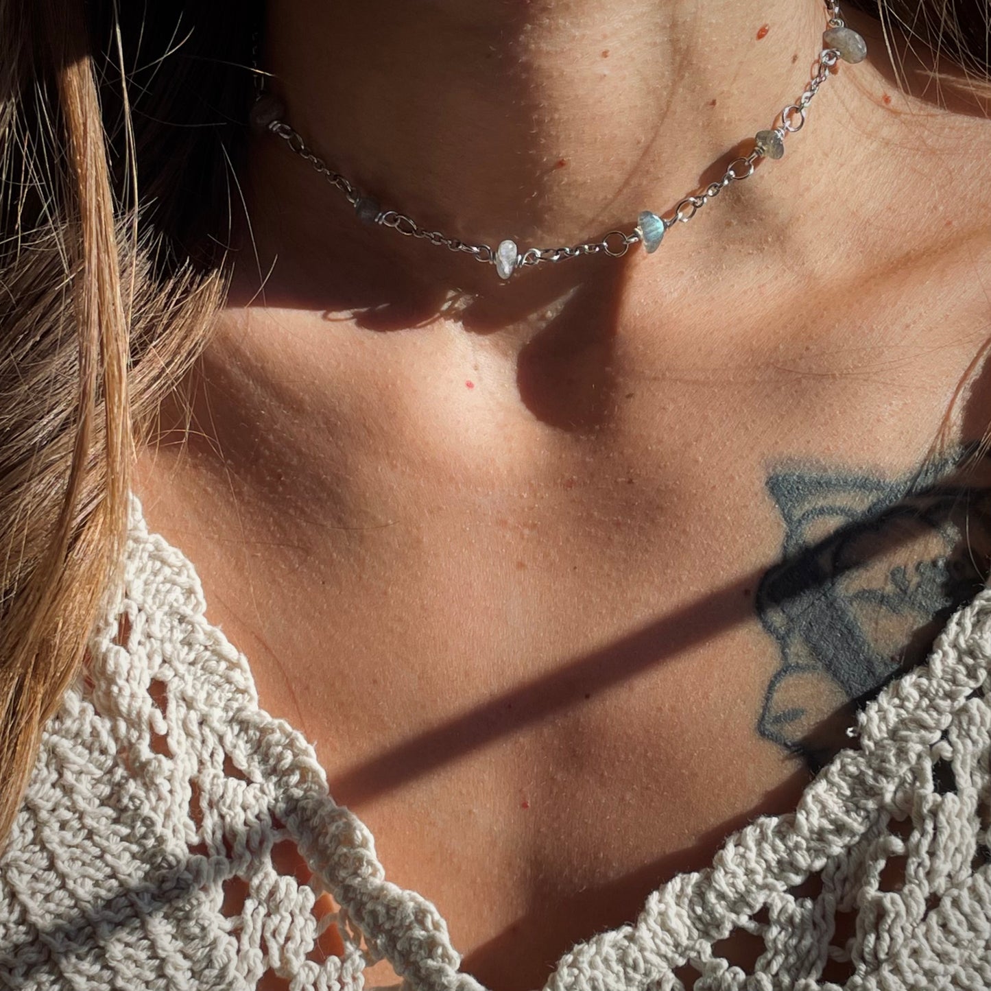 Labradorite CHOKER