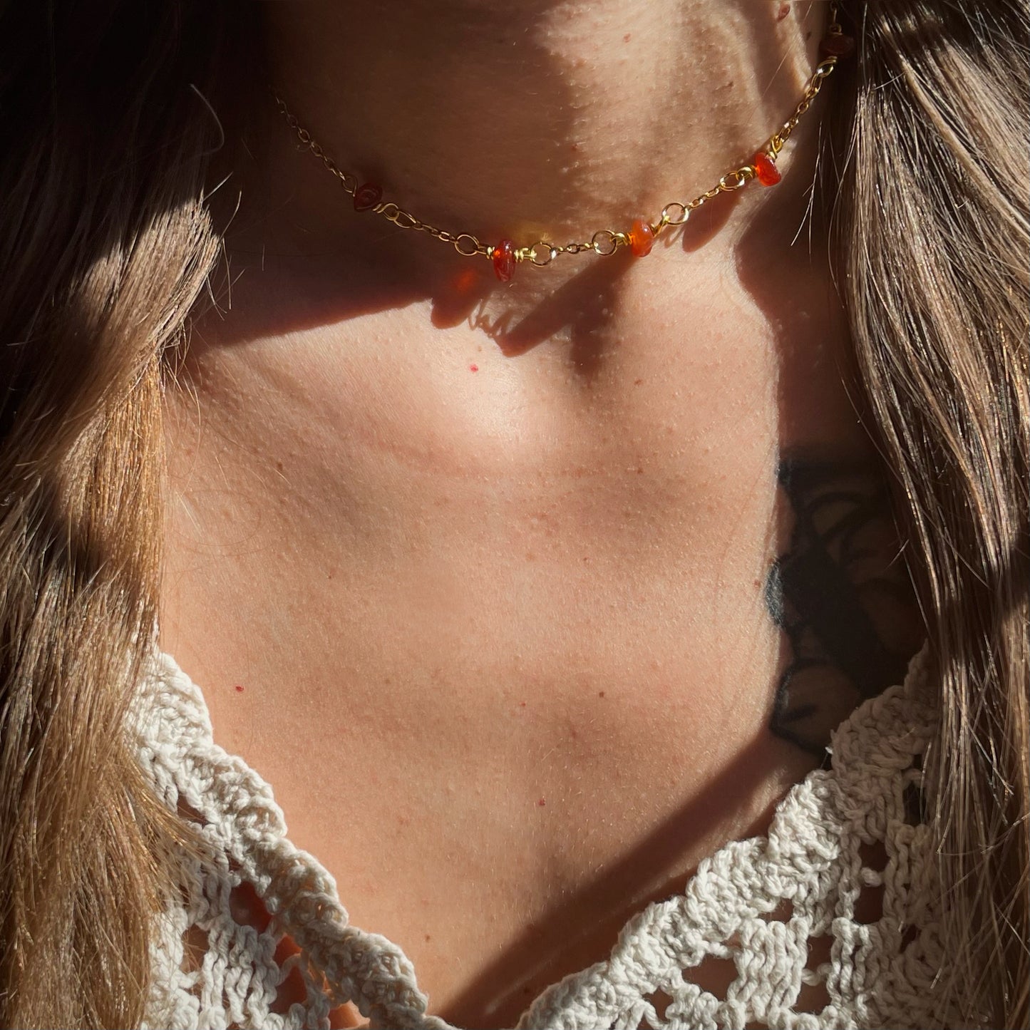 Carnelian CHOKER